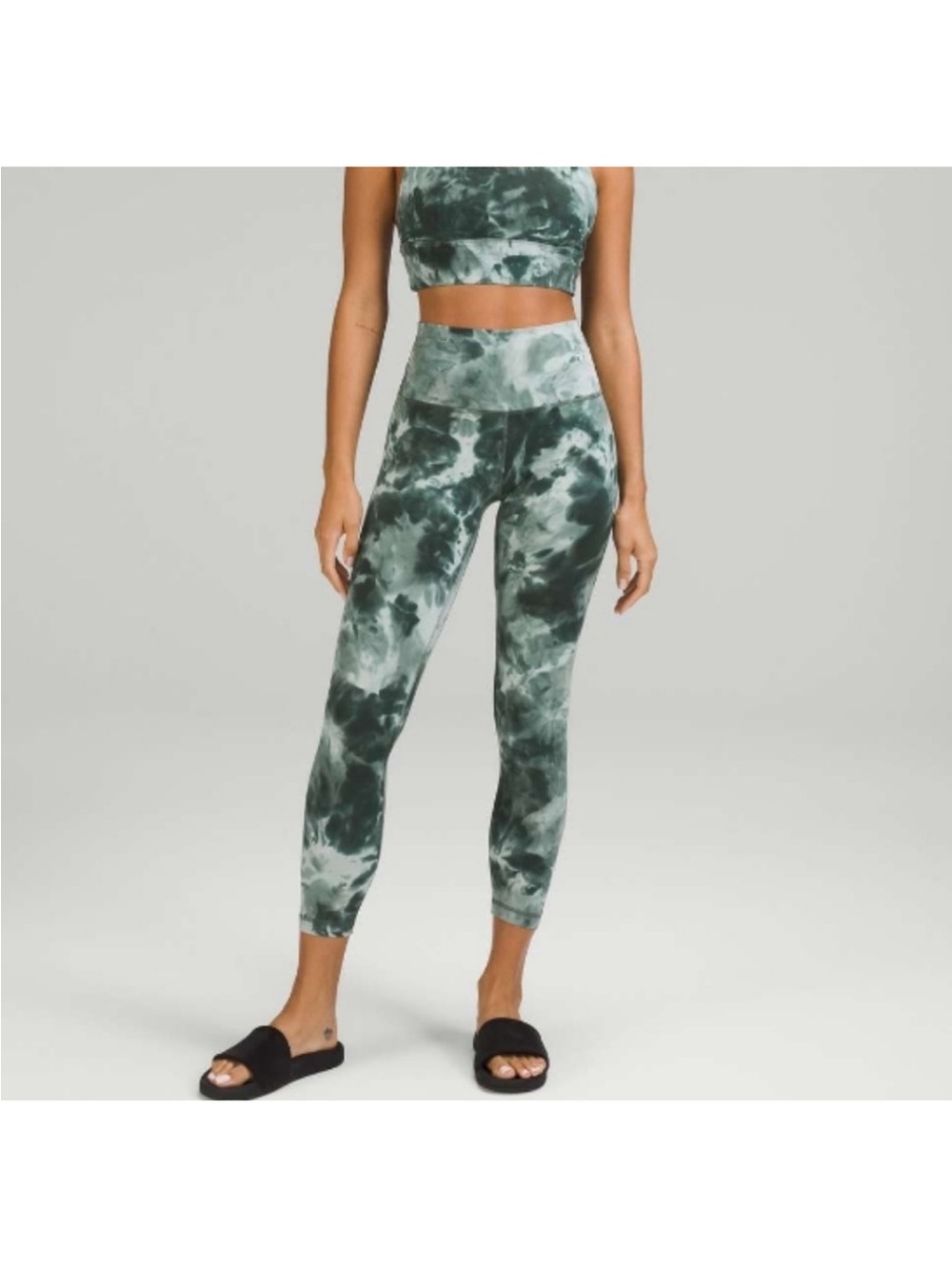 lululemon Align Green Tie-Dye High-Rise Leggings